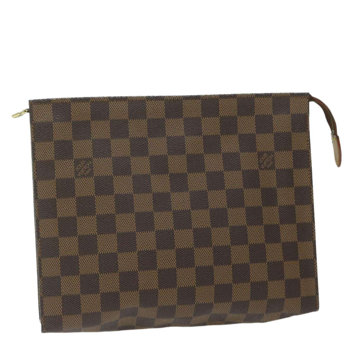 LOUIS VUITTON Damier Ebene Poche Toilette 26 Pouch N47543 LV 62174