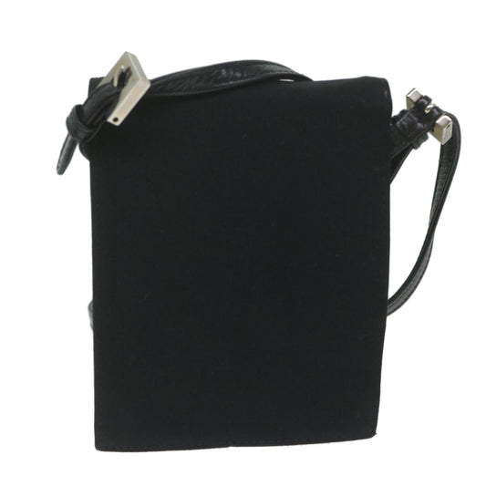 Luxury FendiMamma Shoulder Bag Nylon Black62178