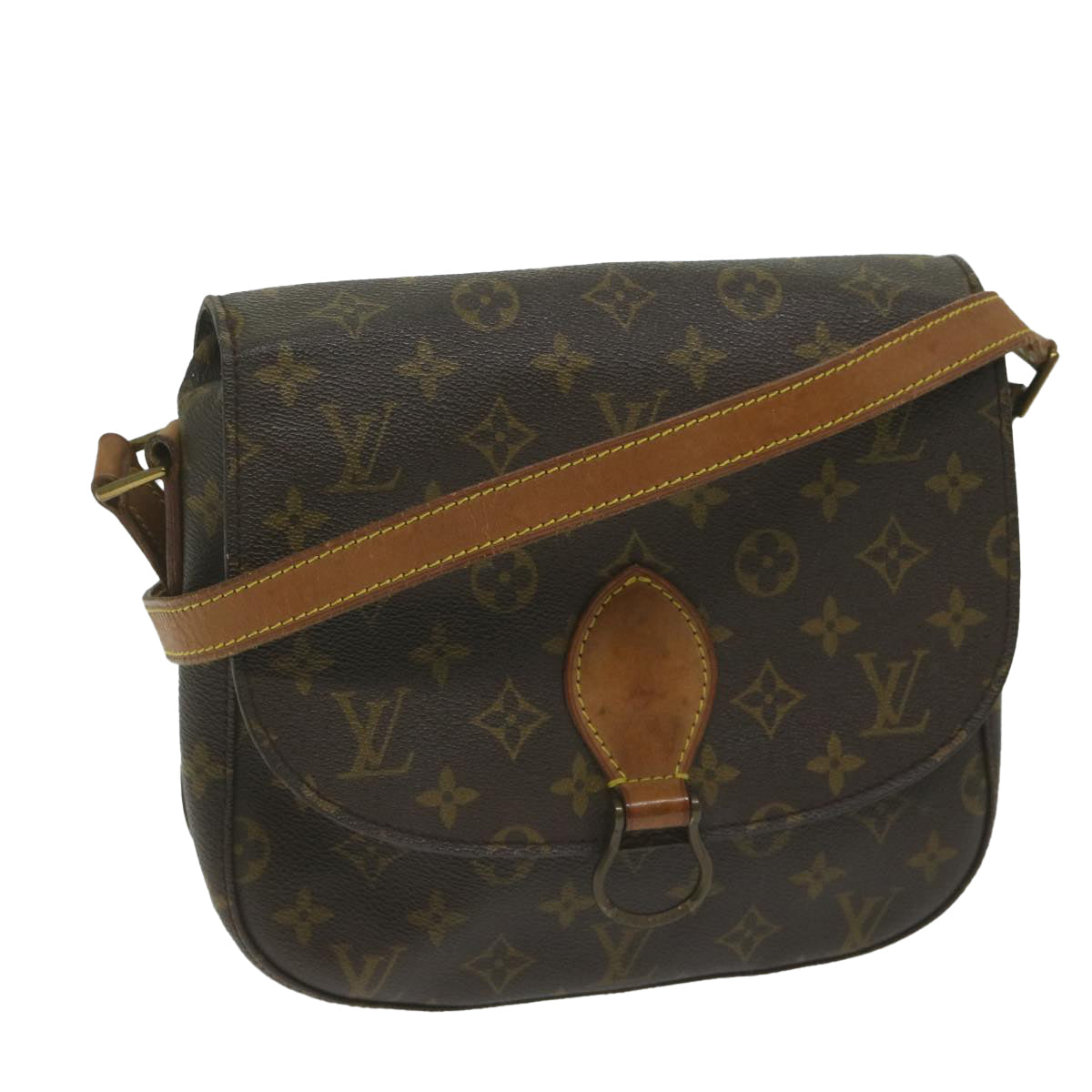 LOUIS VUITTON Monogram Saint Cloud GM Shoulder Bag M51242 LV 62181