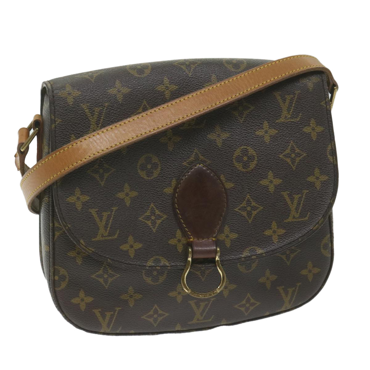 LOUIS VUITTON Monogram Saint Cloud GM Shoulder Bag M51242 LV 62182