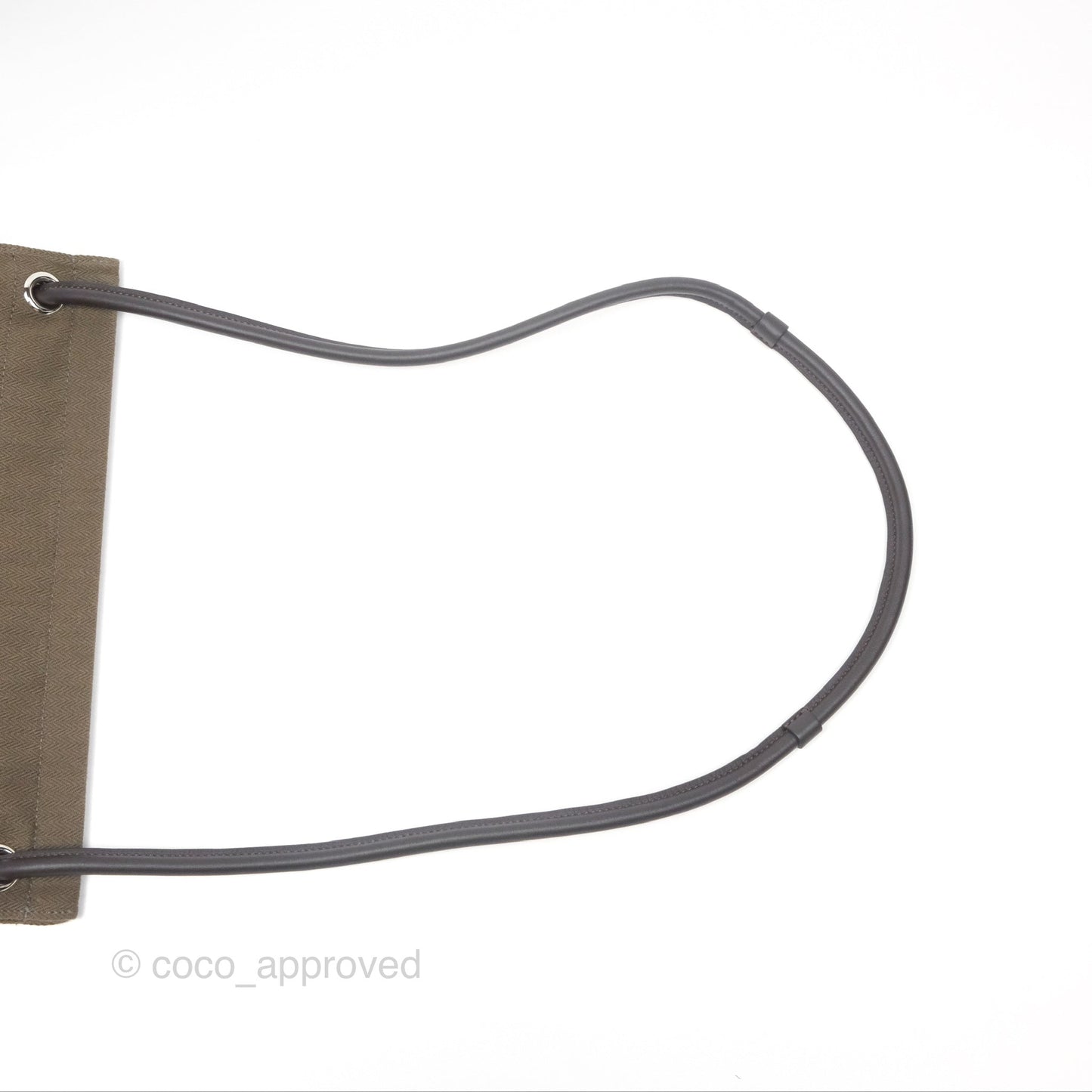 Hermès 2-way Maline Bag Khaki Canvas