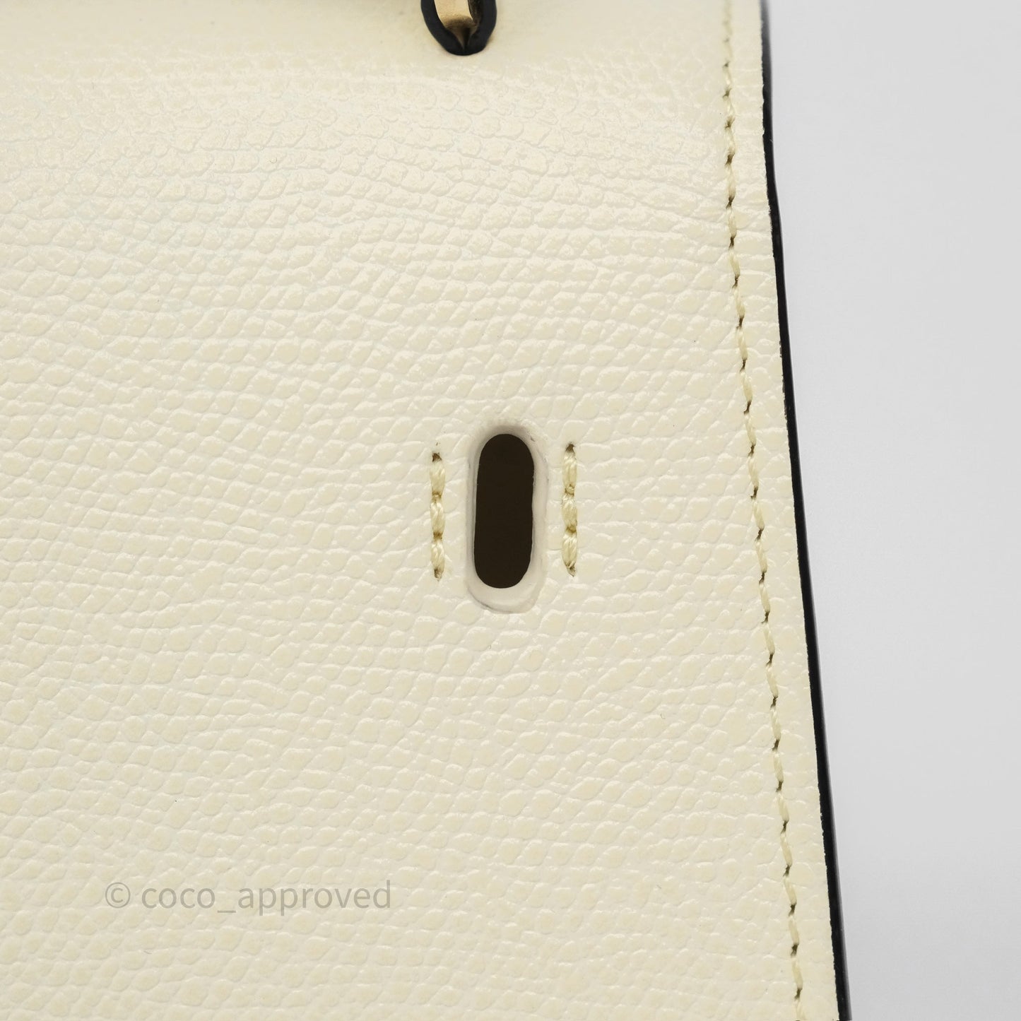 Valextra Iside Belt Bag Pergamena White Calfskin