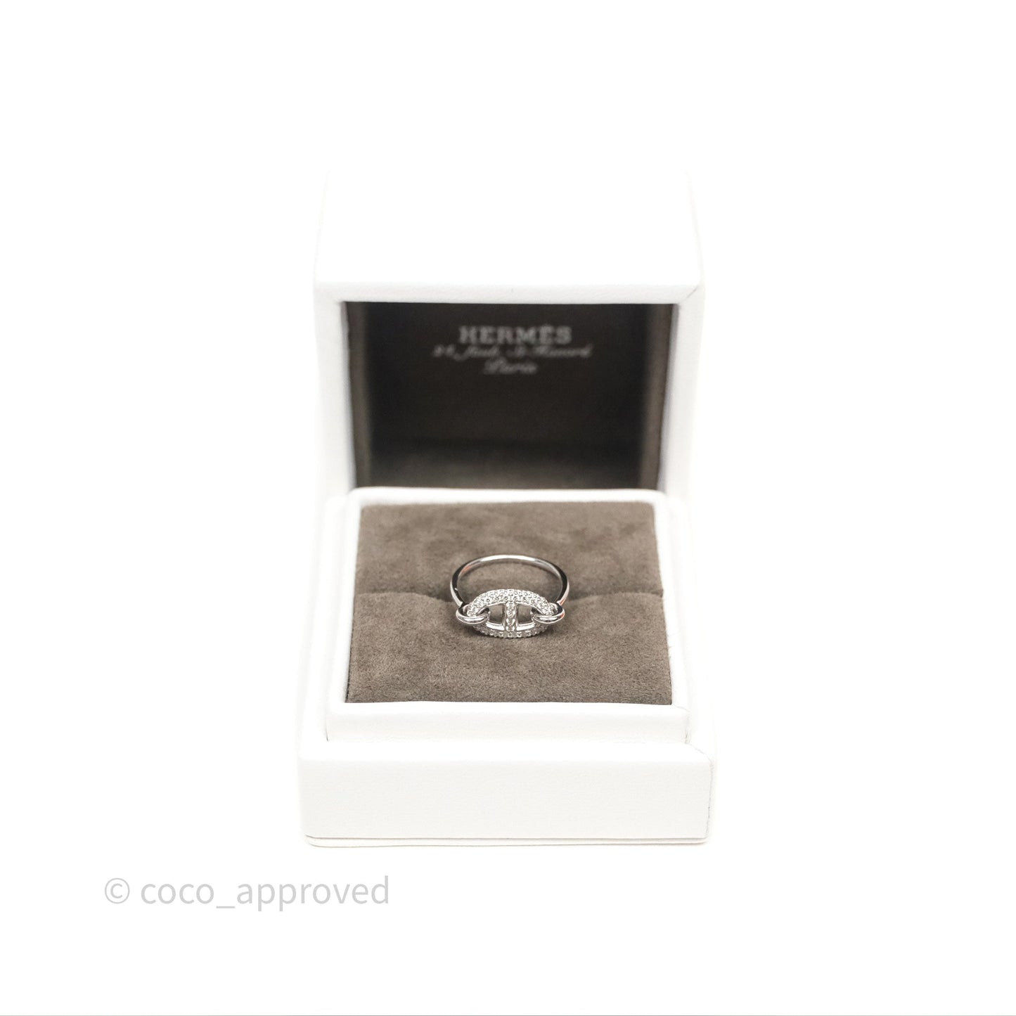Hermès Farandole Diamonds Ring White Gold