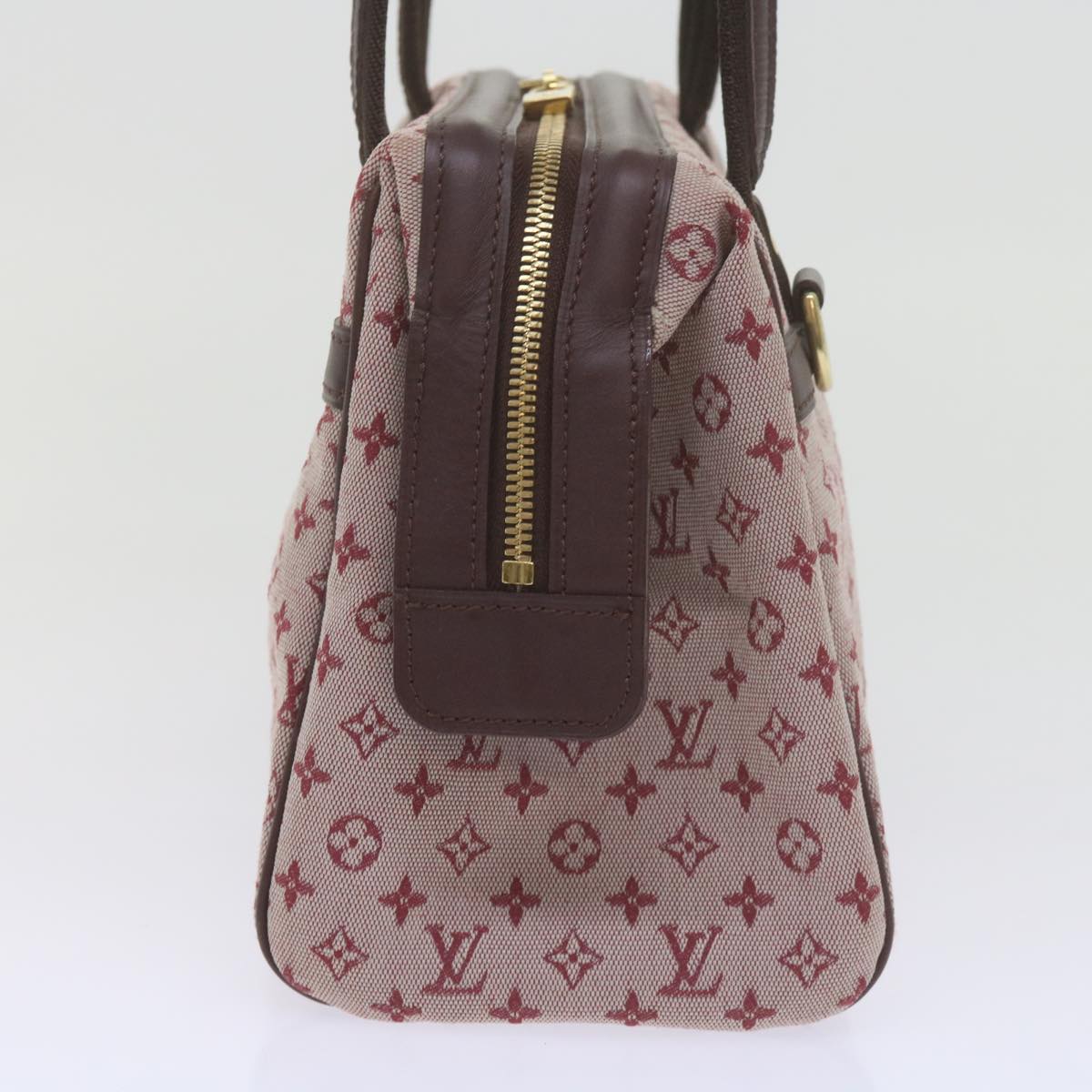 LOUIS VUITTON Monogram Mini Josephine PM Hand Bag Red M92216 LV 62202
