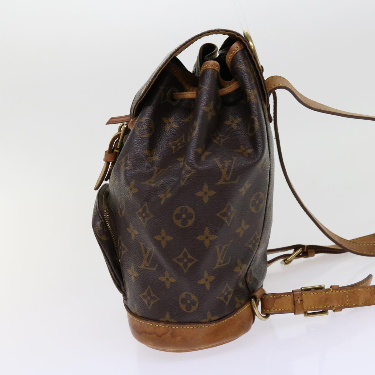 LOUIS VUITTON Monogram Montsouris MM Backpack M51136 LV 62205