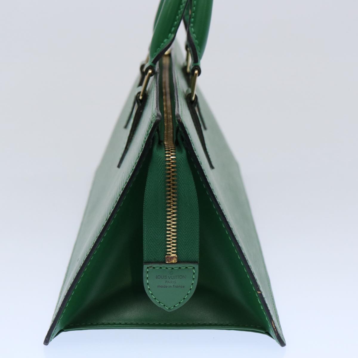 LOUIS VUITTON Epi Sac Triangle Hand Bag Green M52094 LV 62214
