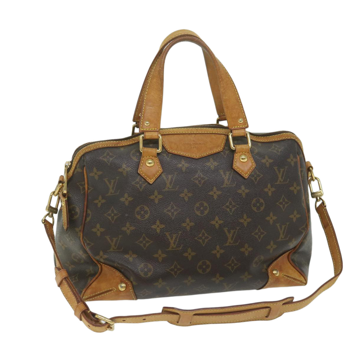 LOUIS VUITTON Monogram Retiro PM Hand Bag 2way Shoulder Bag MB4181 62218