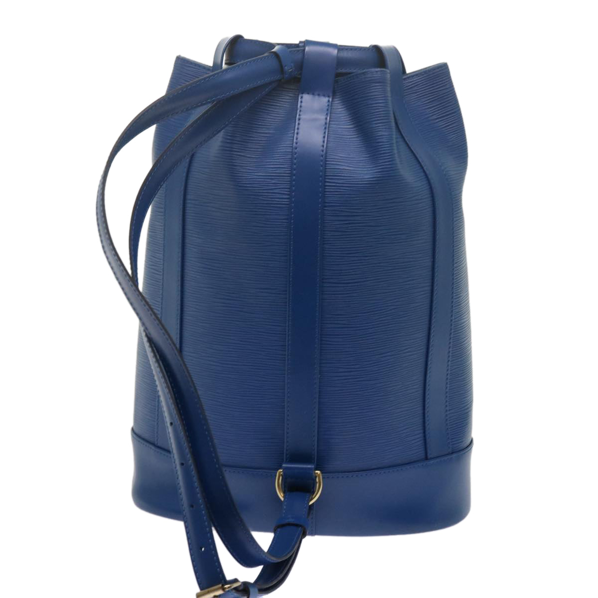 LOUIS VUITTON Epi Randonnee PM Shoulder Bag Blue M52355 LV 62222
