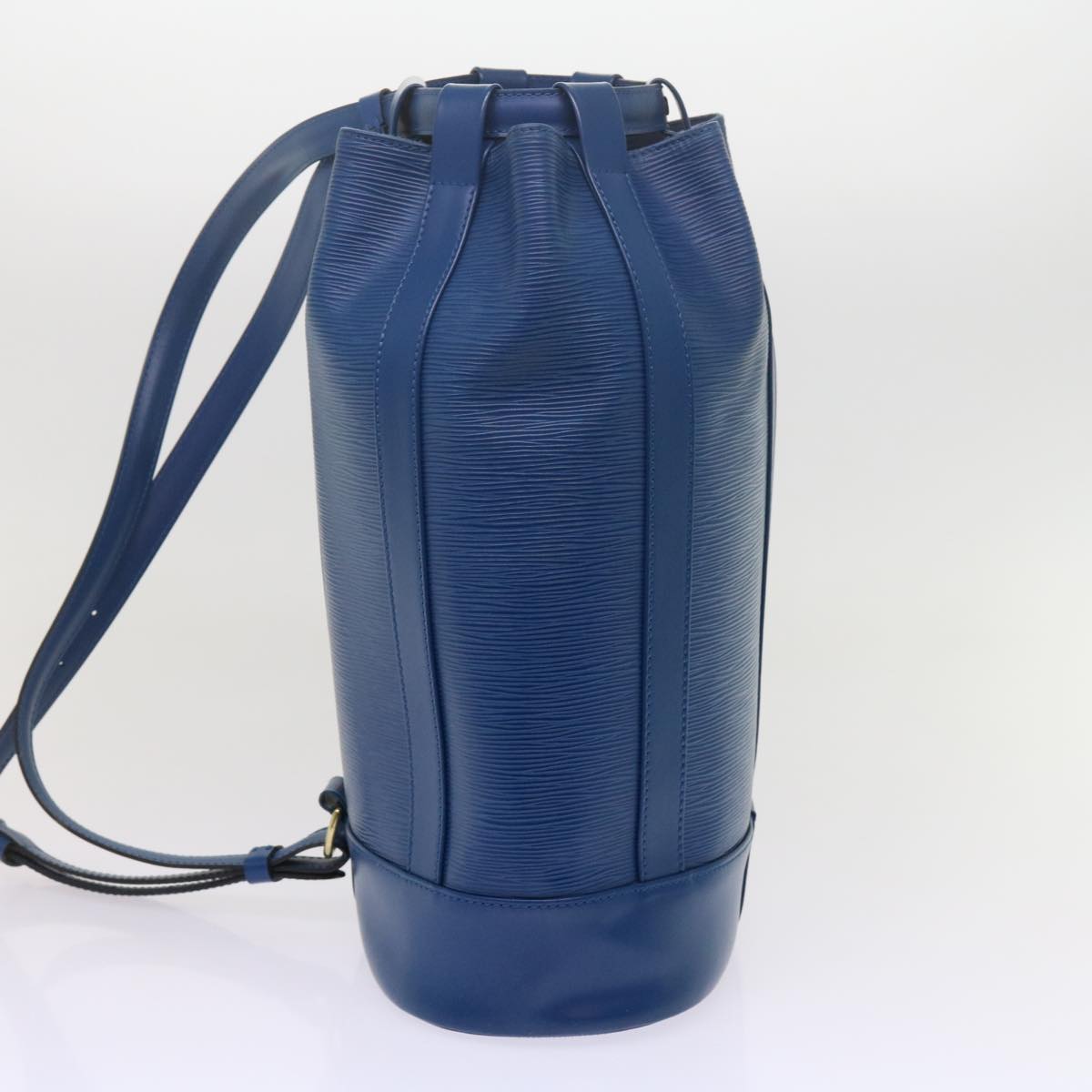 LOUIS VUITTON Epi Randonnee PM Shoulder Bag Blue M52355 LV 62222