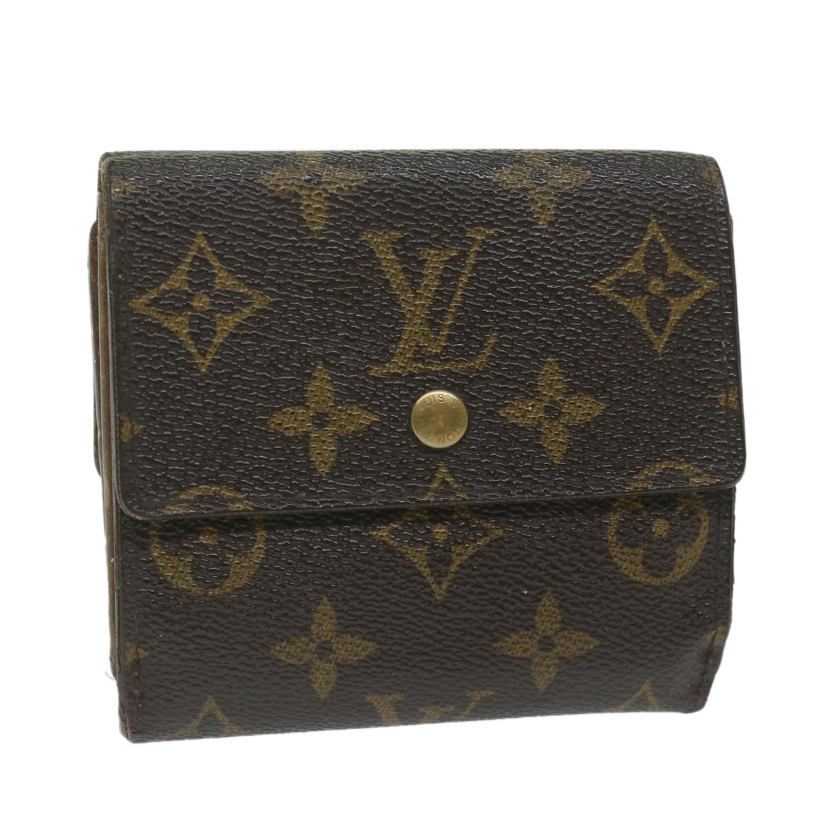 LOUIS VUITTON Monogram Portefeuille Elise Wallet M61654 LV 62227