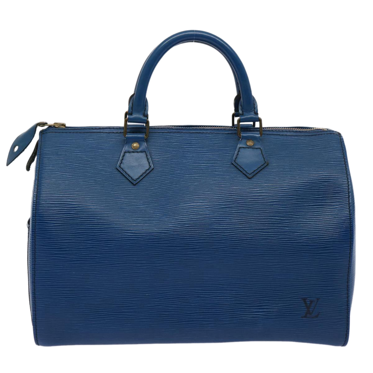 LOUIS VUITTON Epi Speedy 30 Hand Bag Toledo Blue M43005 LV 62233