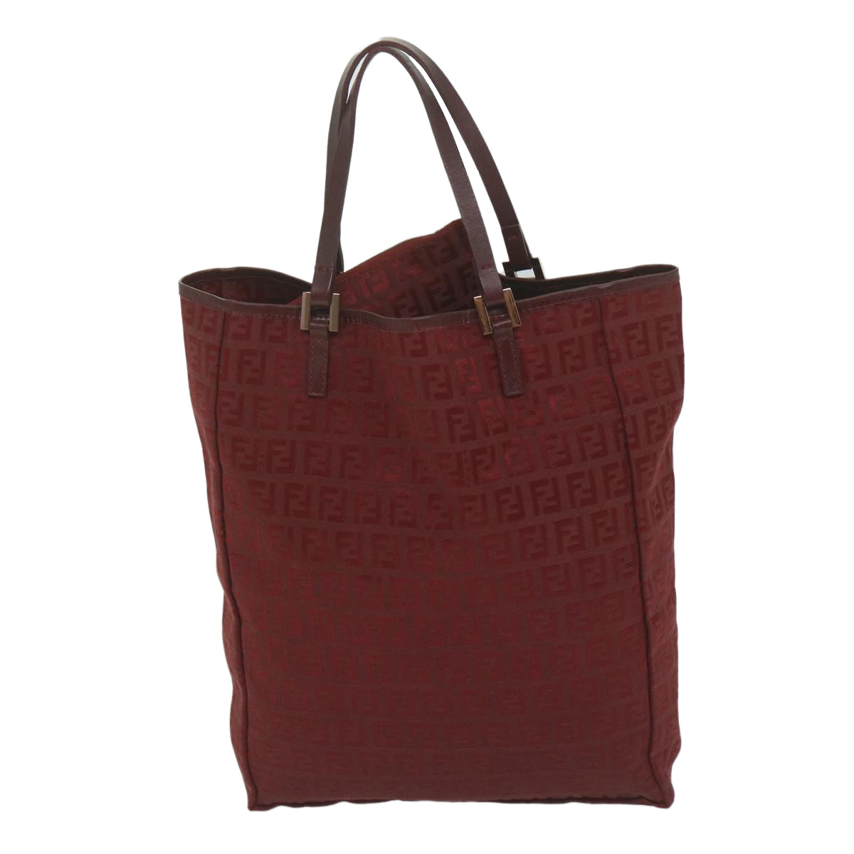 Luxury FendiZucchino Canvas Hand Bag Red62237