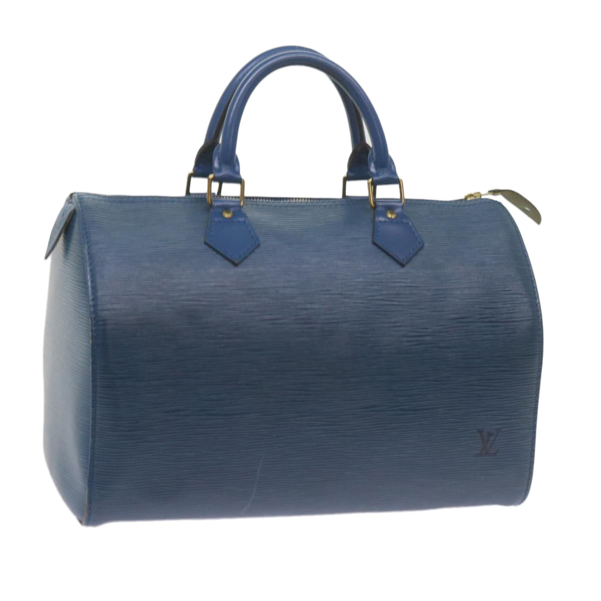 LOUIS VUITTON Epi Speedy 30 Hand Bag Toledo Blue M43005 LV 62246