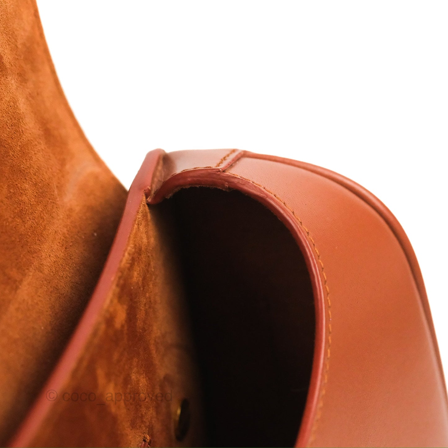 Christian Dior Medium Bobby Flap Camel Box Calfskin