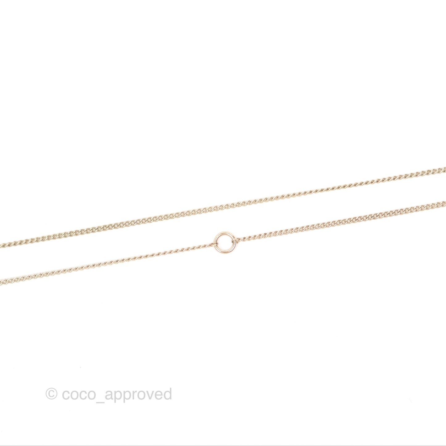 Chanel Crystal Lipstick Charm Pendant Necklace Gold Tone 08A