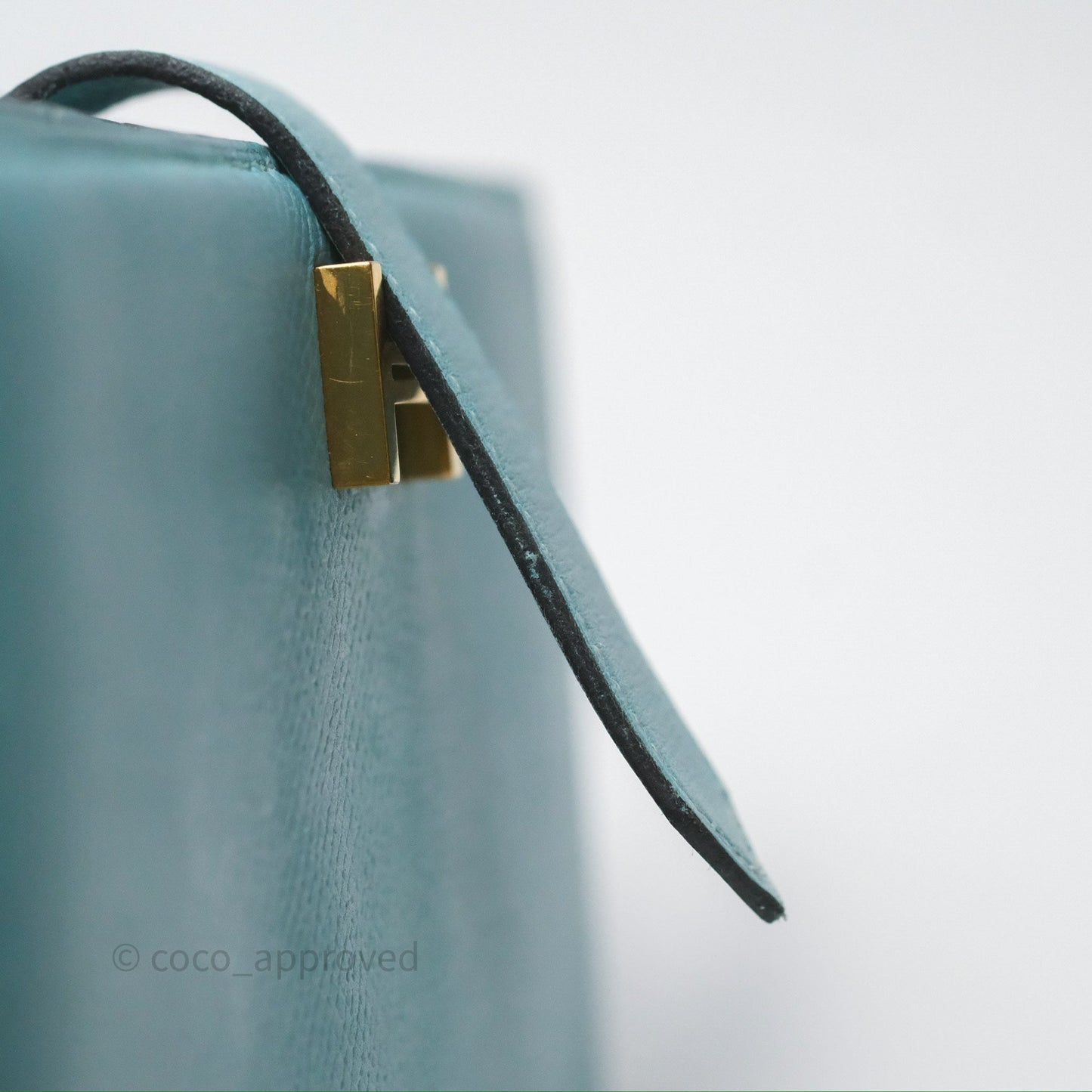 Hermès Bearn Long Wallet Bleu Atoll 3P Epsom Gold Hardware