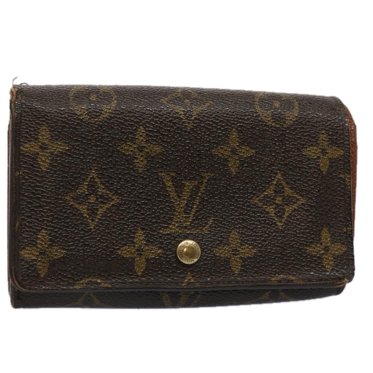 LOUIS VUITTON Monogram Porte Monnaie Billets Tresor Wallet M61730 LV 62264