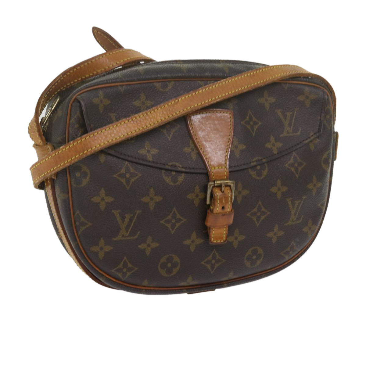LOUIS VUITTON Monogram Jeune Fille MM Shoulder Bag M51226 LV 62277