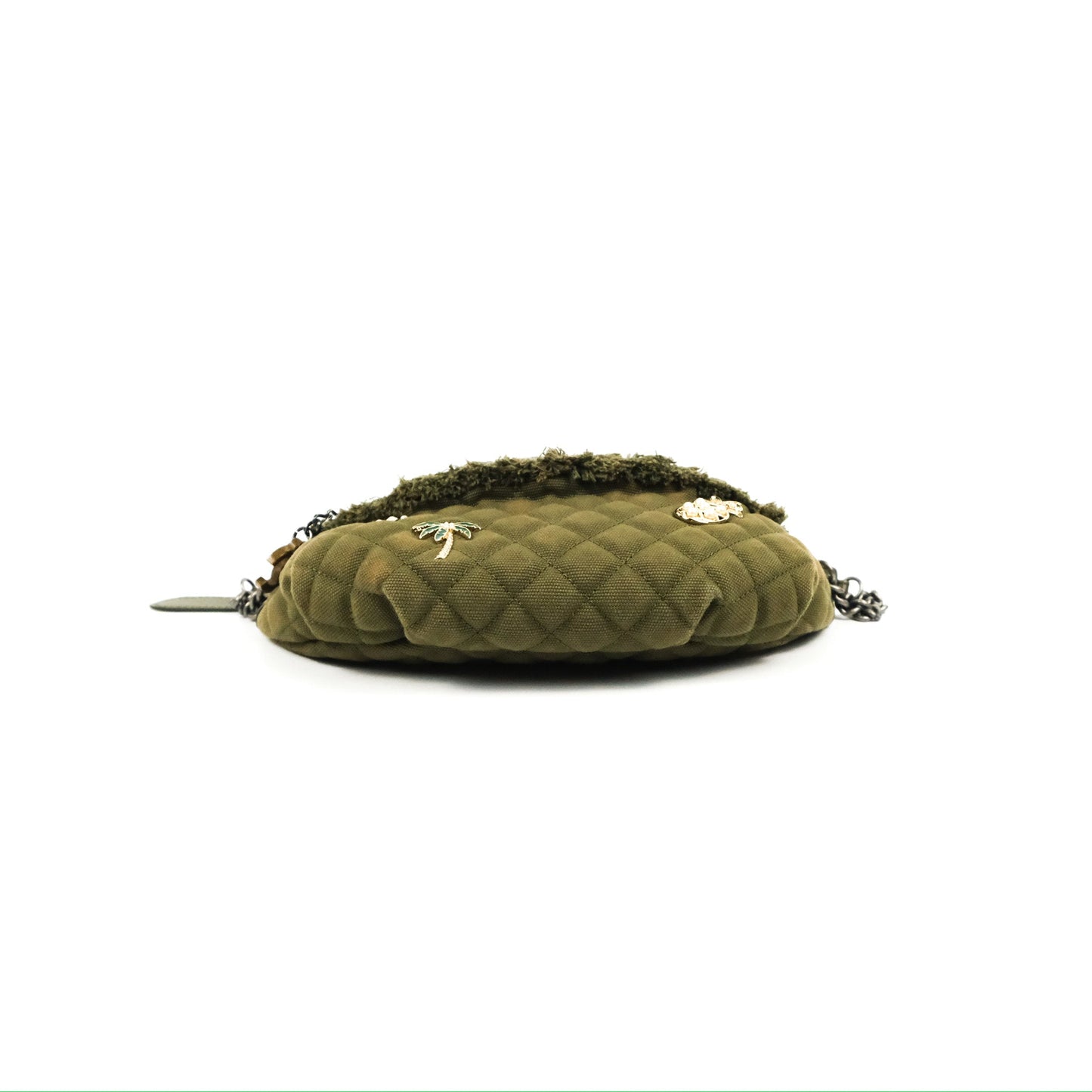 Chanel Coco Cuba Charms Waist Bag Khaki 17C