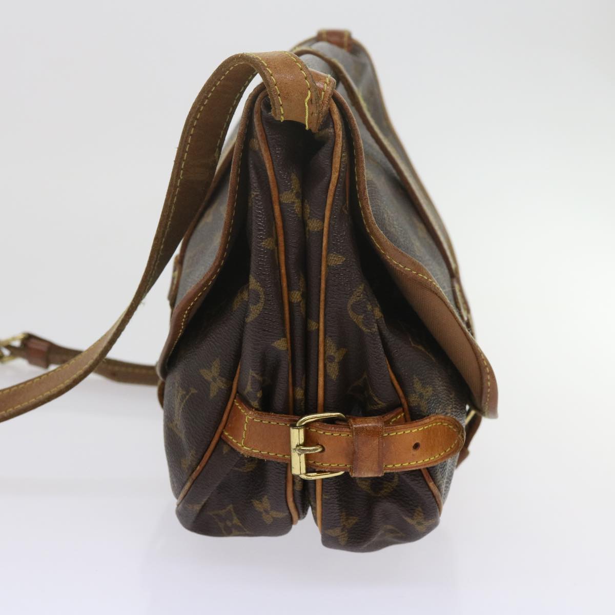 LOUIS VUITTON Monogram Saumur 30 Shoulder Bag M42256 LV 62292