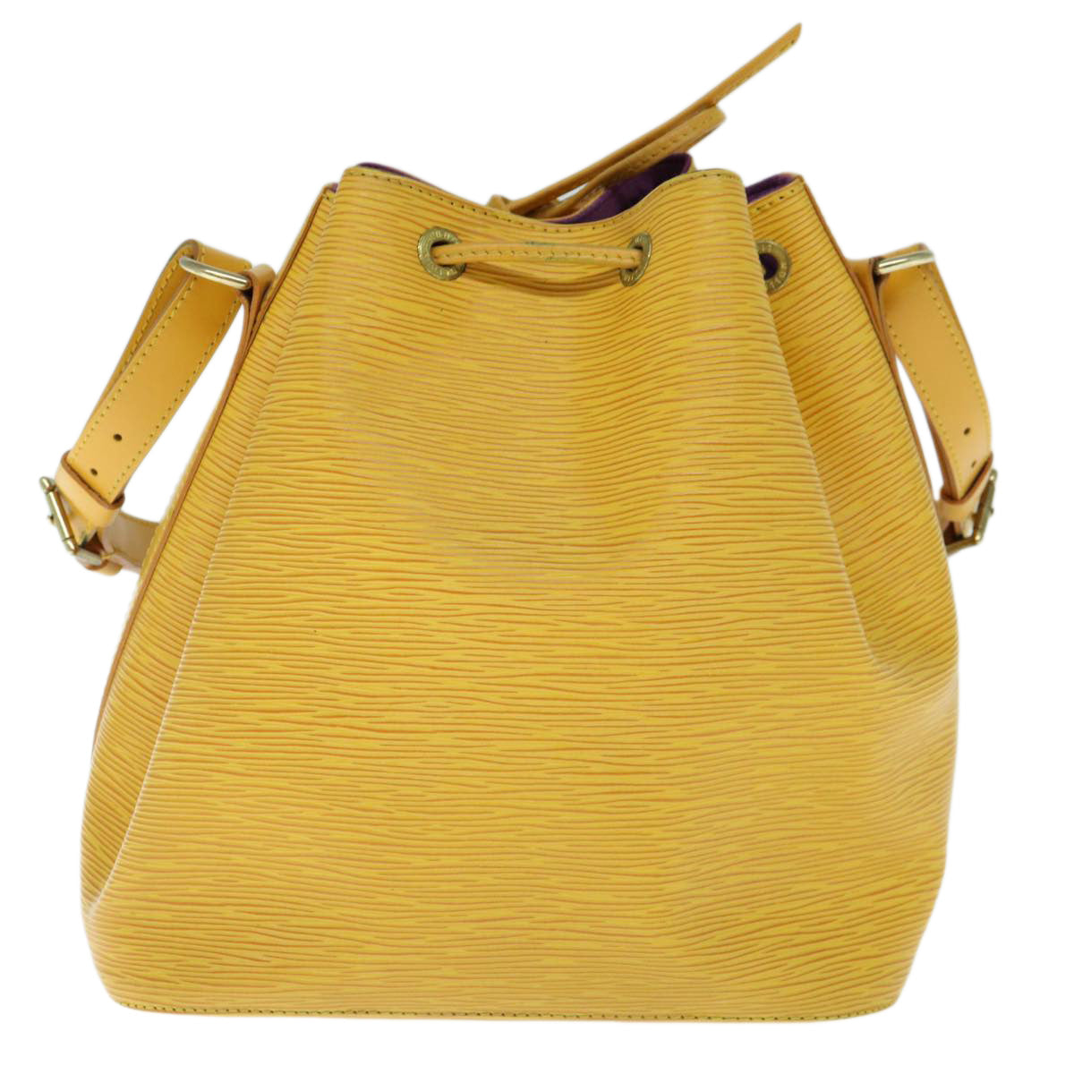 LOUIS VUITTON Epi Petit Noe Shoulder Bag Tassili Yellow M44109 LV 62296