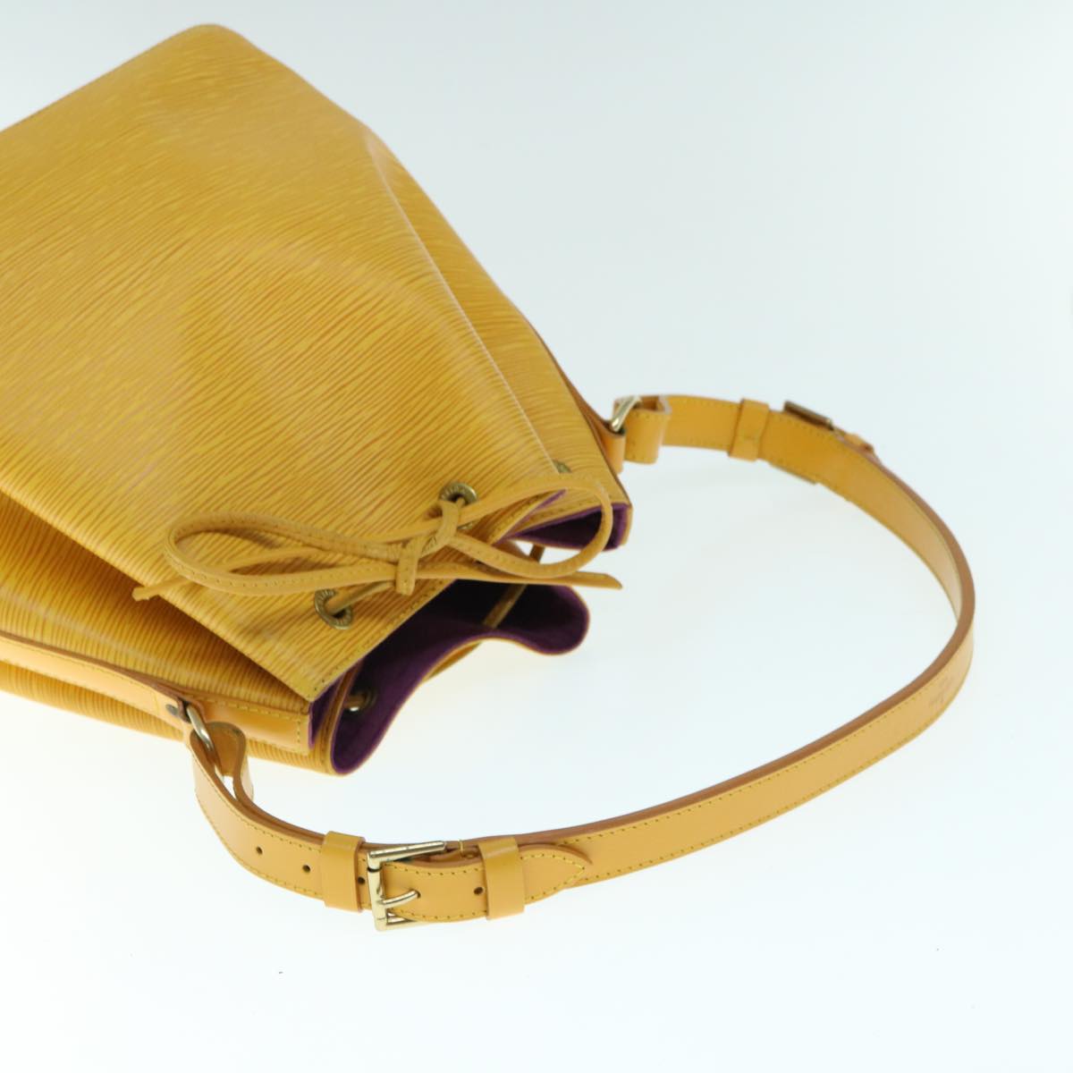 LOUIS VUITTON Epi Petit Noe Shoulder Bag Tassili Yellow M44109 LV 62296