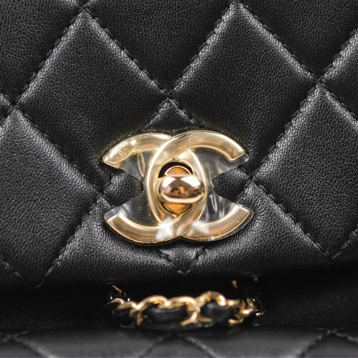 Chanel Quilted Small Duma Drawstring Backpack Black Lambskin Gold Hardware