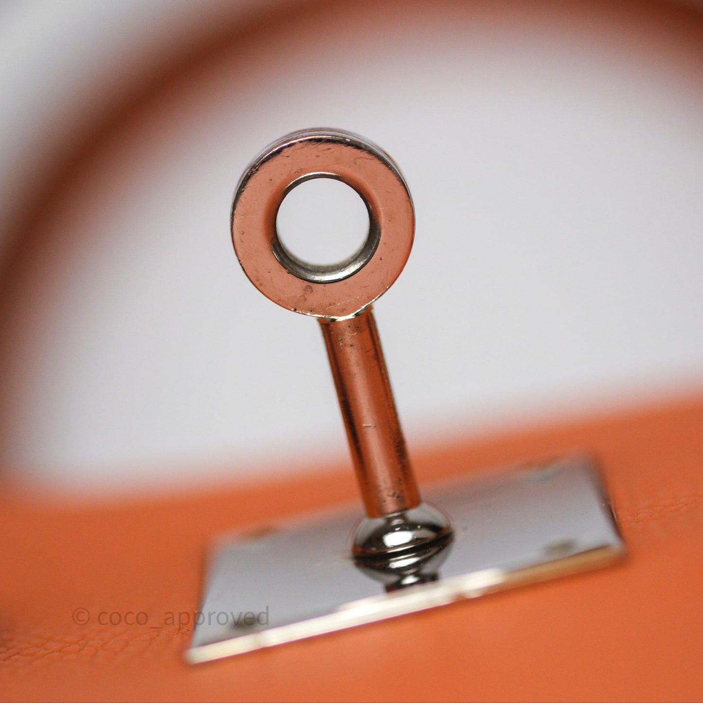 Hermès Birkin 30 Retourne Orange Epsom Palladium Hardware