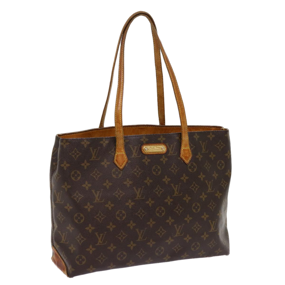 LOUIS VUITTON Monogram Wilshire MM Hand Bag M45644 LV 62314