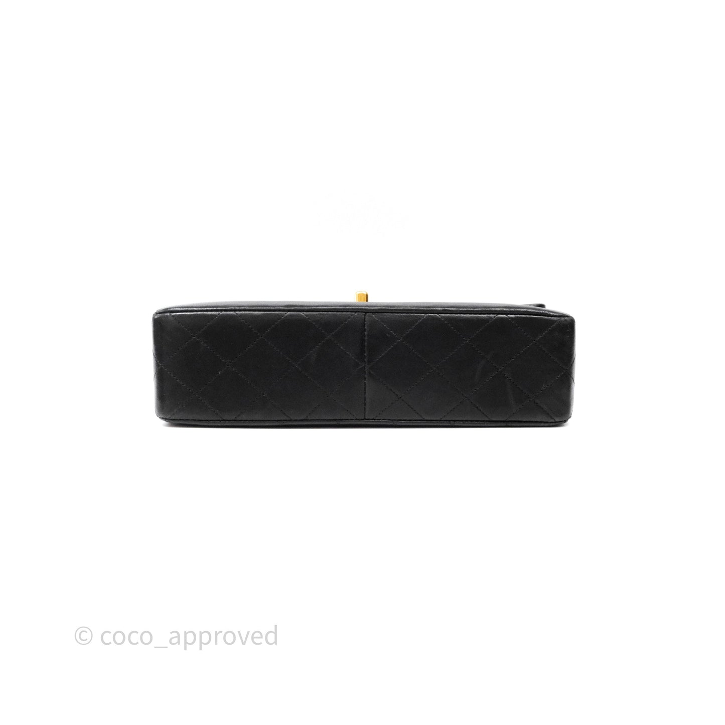 Chanel Matelasse Flap Bag Lambskin Black 24K Gold Hardware