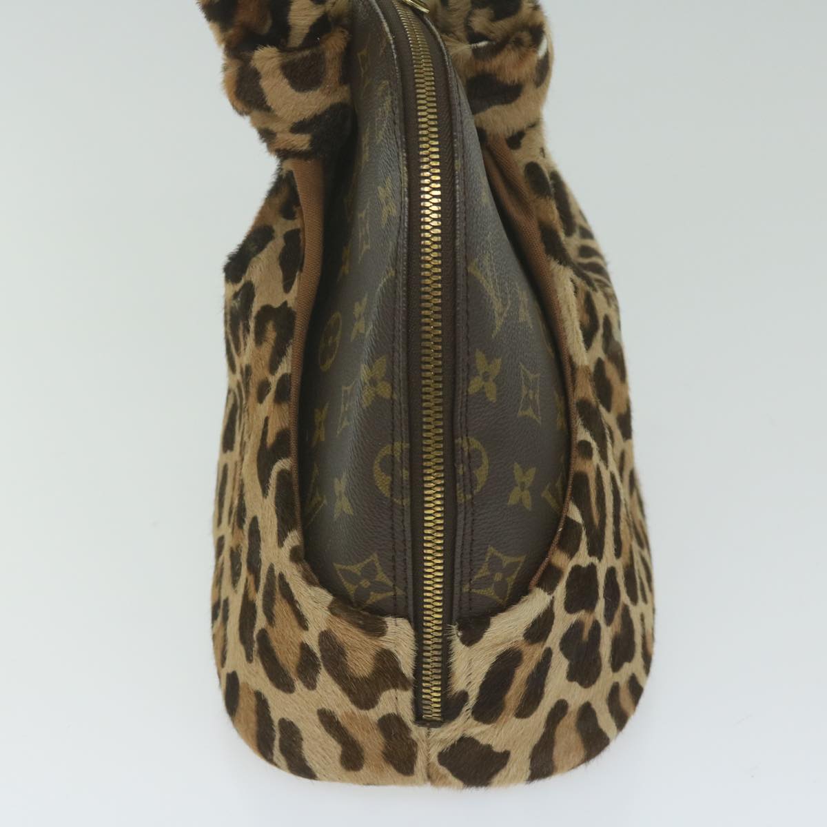 LOUIS VUITTON Monogram Leopard Azzedine Alaia Alma Hand Bag M99032 62350A