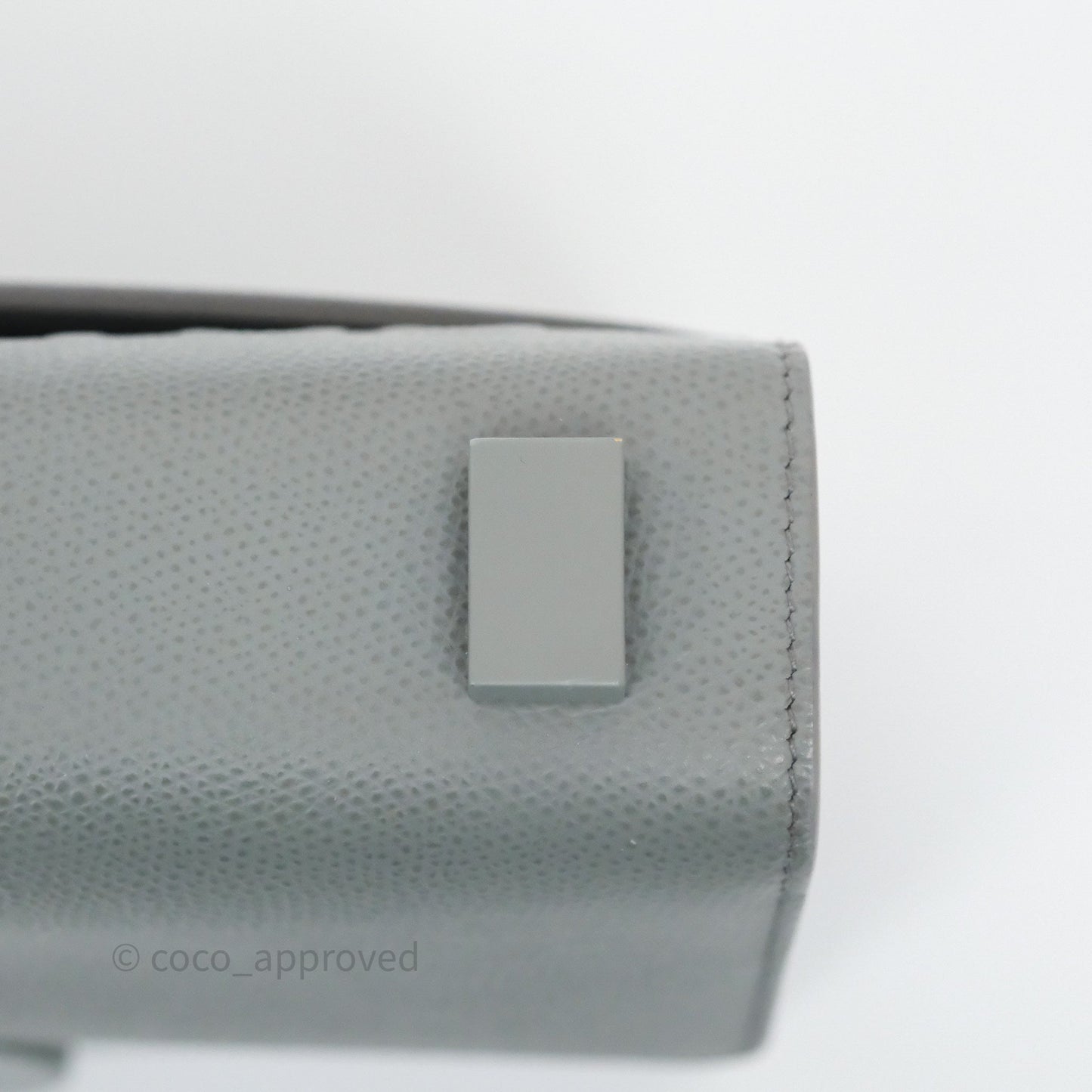 Dior 30 Montaigne Bag Grey Ultra Matte Grained Calfskin