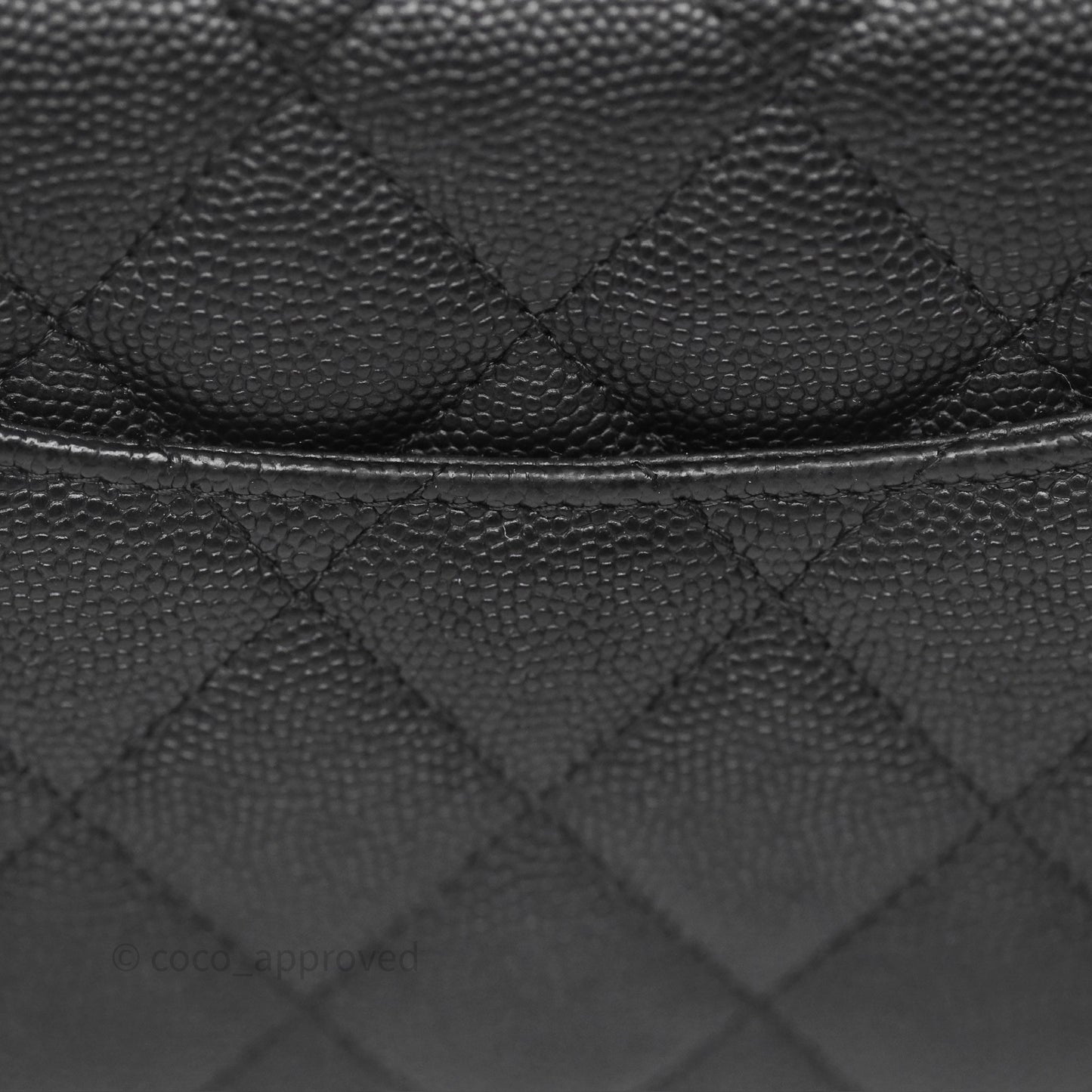 Chanel Wallet On Chain WOC Black Caviar Gold Hardware 23C
