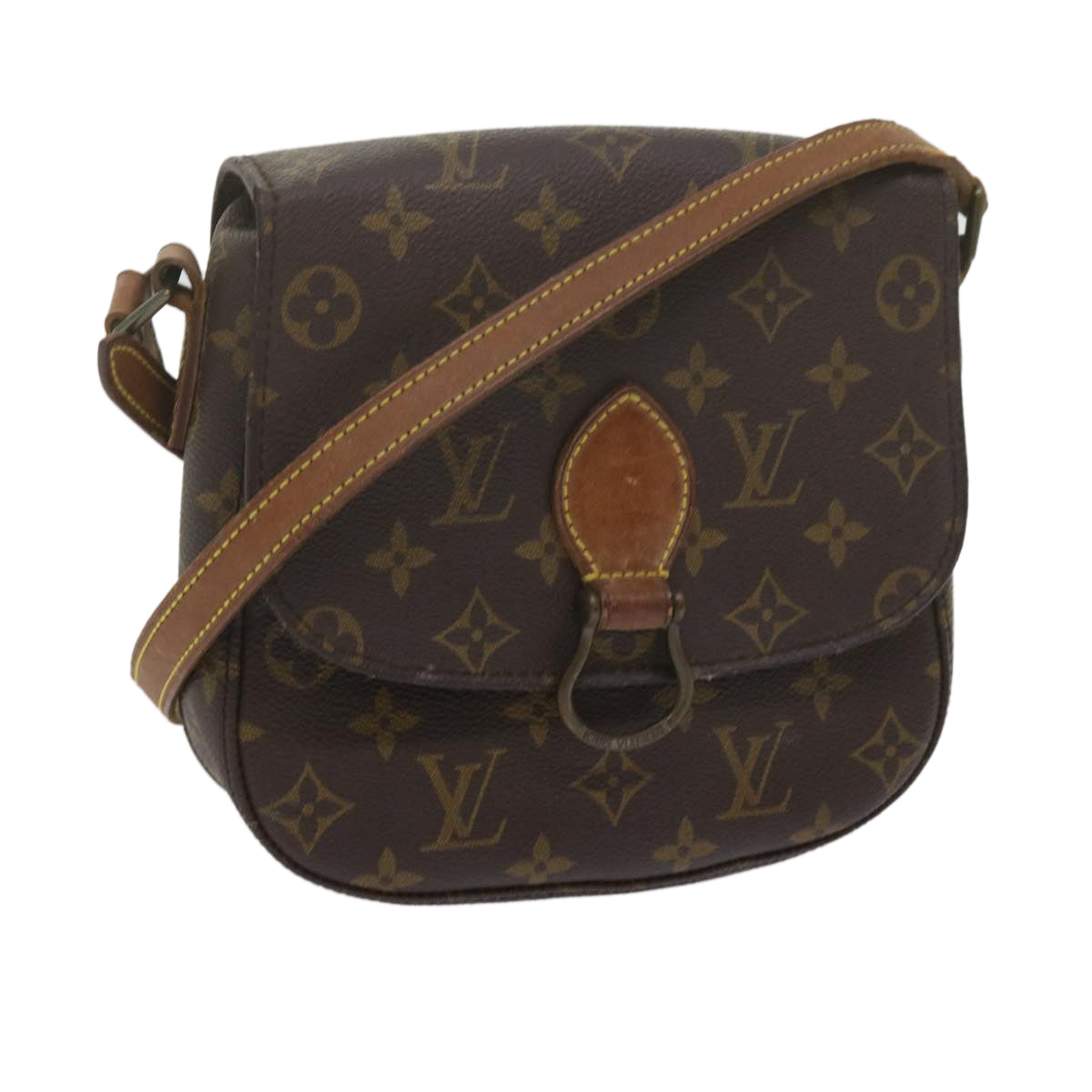 LOUIS VUITTON Monogram Saint Cloud MM Shoulder Bag M51243 LV 62388