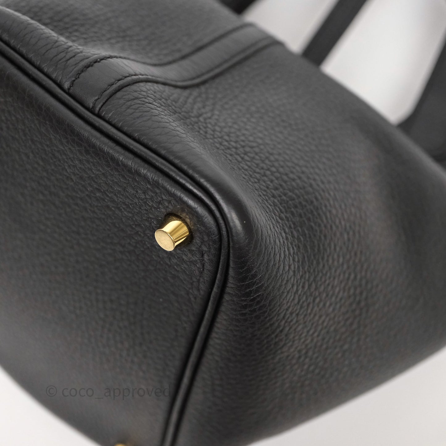 Hermès Picotin Lock 18 Noir Black 89 Clemence Gold Hardware