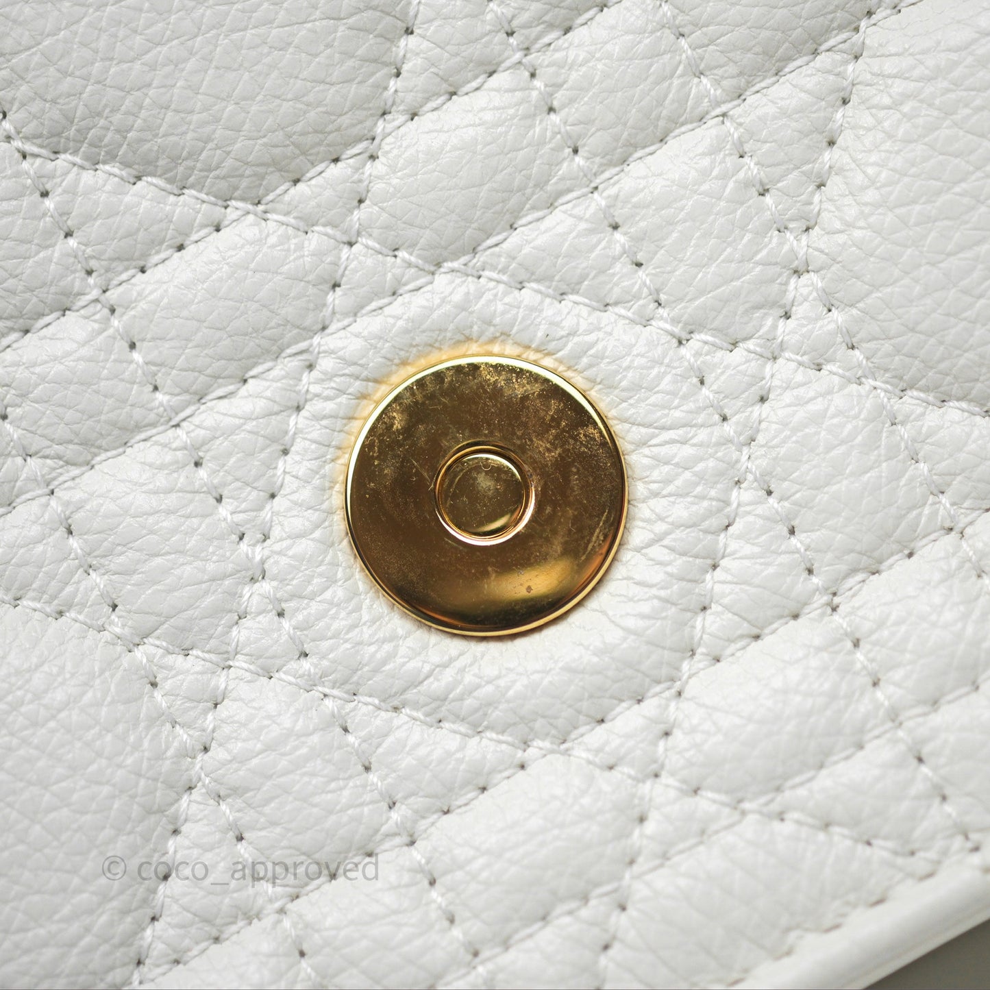 Dior Caro Pouch with Chain Latte Supple Cannage Calfskin