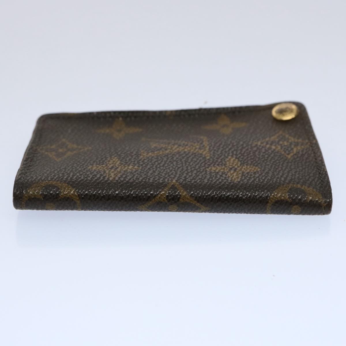 LOUIS VUITTON Monogram Porte Cartes Credit Pression Card Case M60937 62413