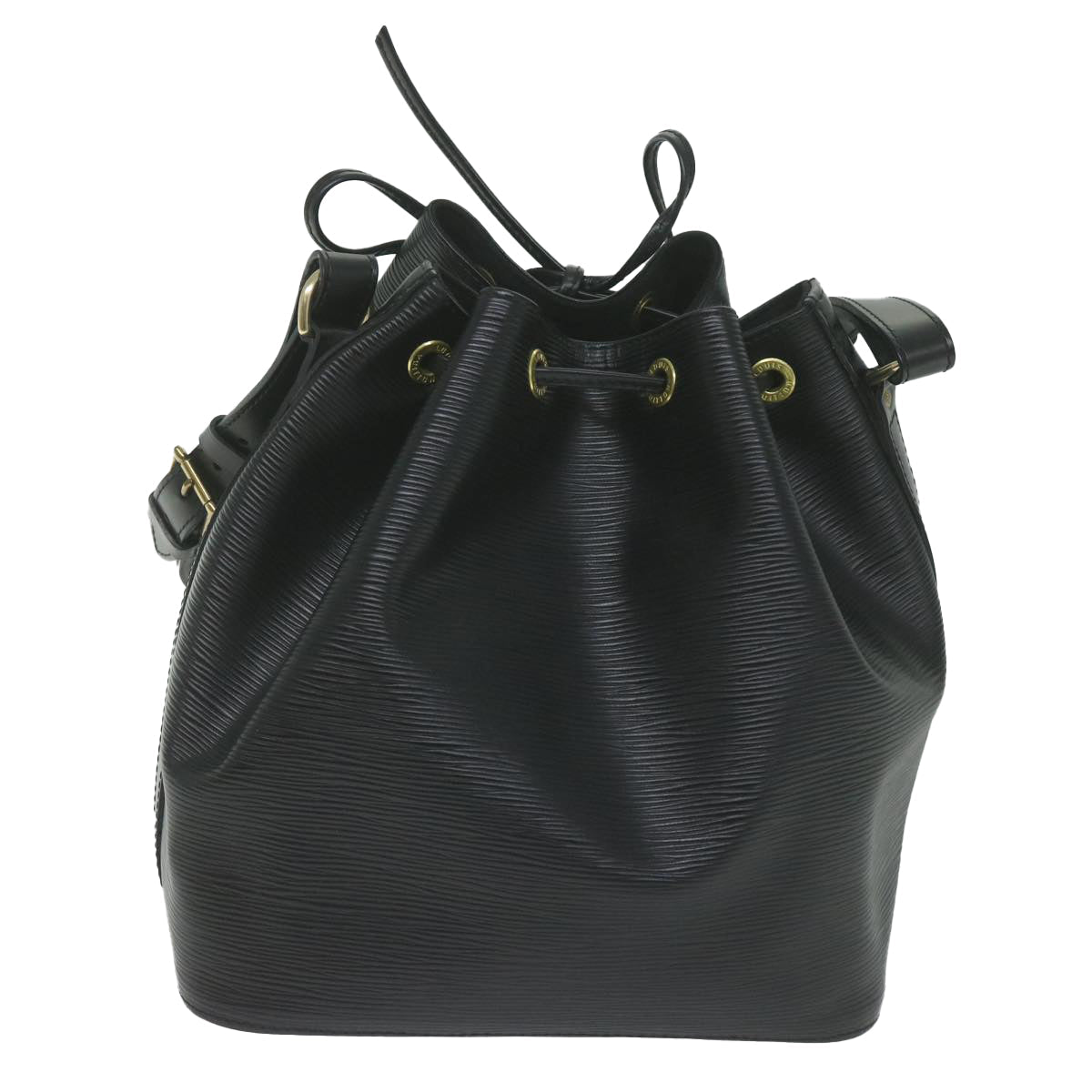 LOUIS VUITTON Epi Petit Noe Shoulder Bag Black M44102 LV 62425