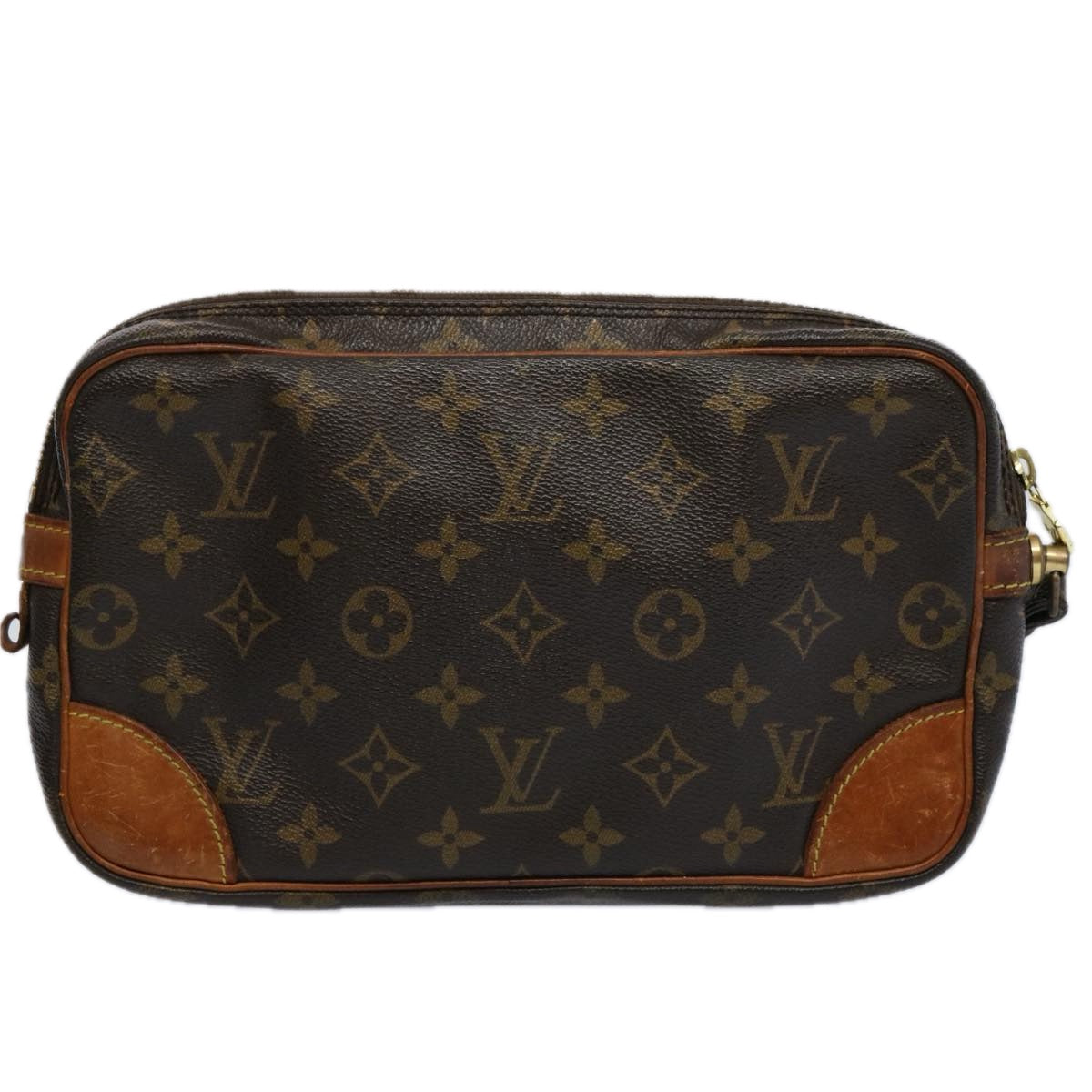 LOUIS VUITTON Monogram Marly Dragonne GM Clutch Bag M51825 LV 62458