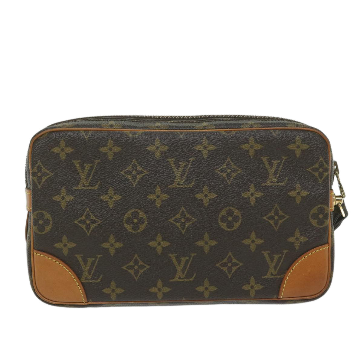 LOUIS VUITTON Monogram Marly Dragonne GM Clutch Bag M51825 LV 62470