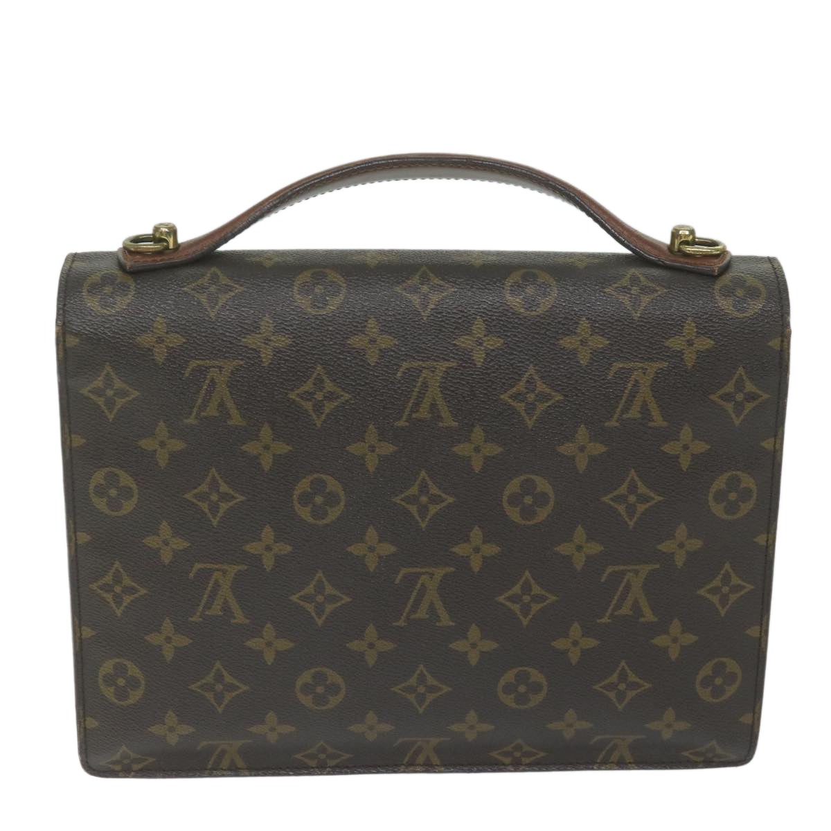 LOUIS VUITTON Monogram Monceau 28 Hand Bag 2way M51185 LV 62474