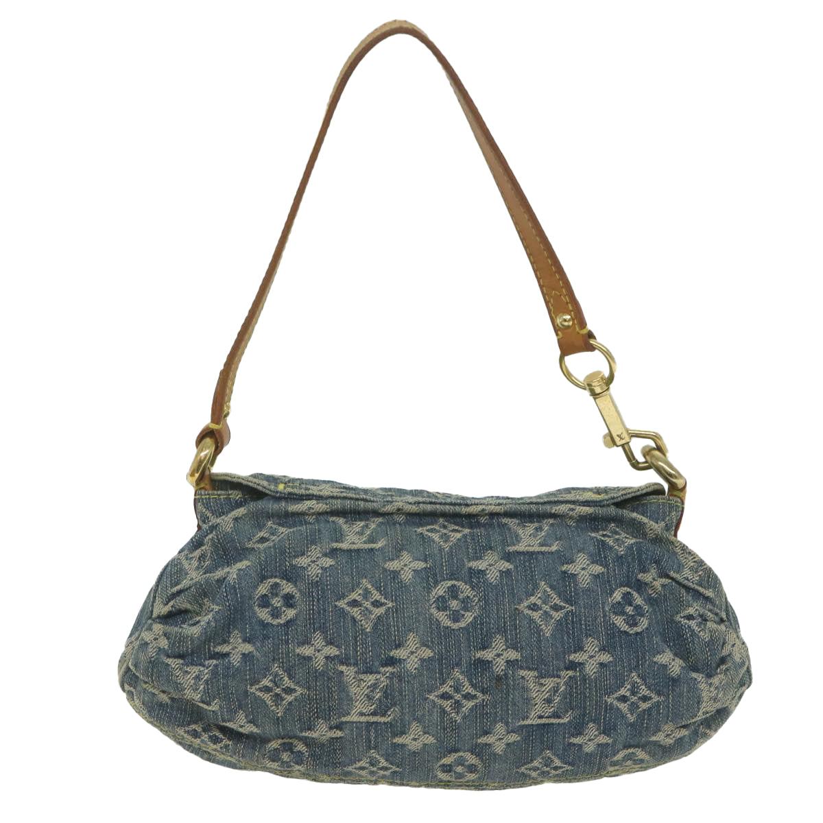 LOUIS VUITTON Monogram Denim Mini Preity Shoulder Bag Blue M95050 LV 62481