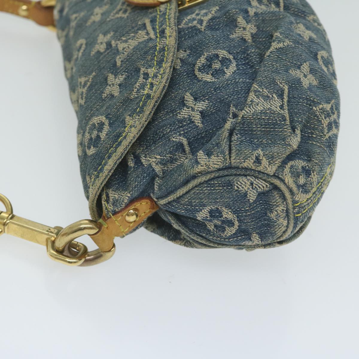 LOUIS VUITTON Monogram Denim Mini Preity Shoulder Bag Blue M95050 LV 62481