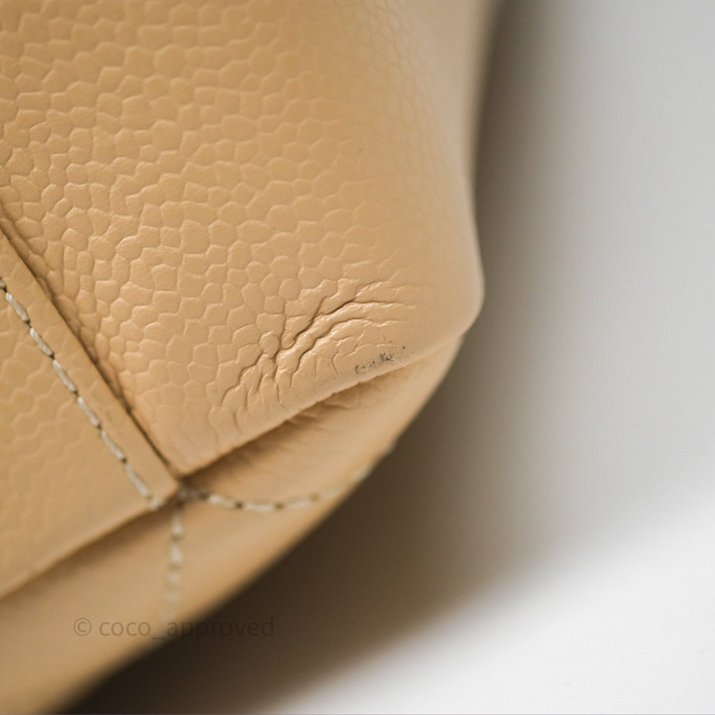 Chanel GST Beige Caviar Gold Hardware
