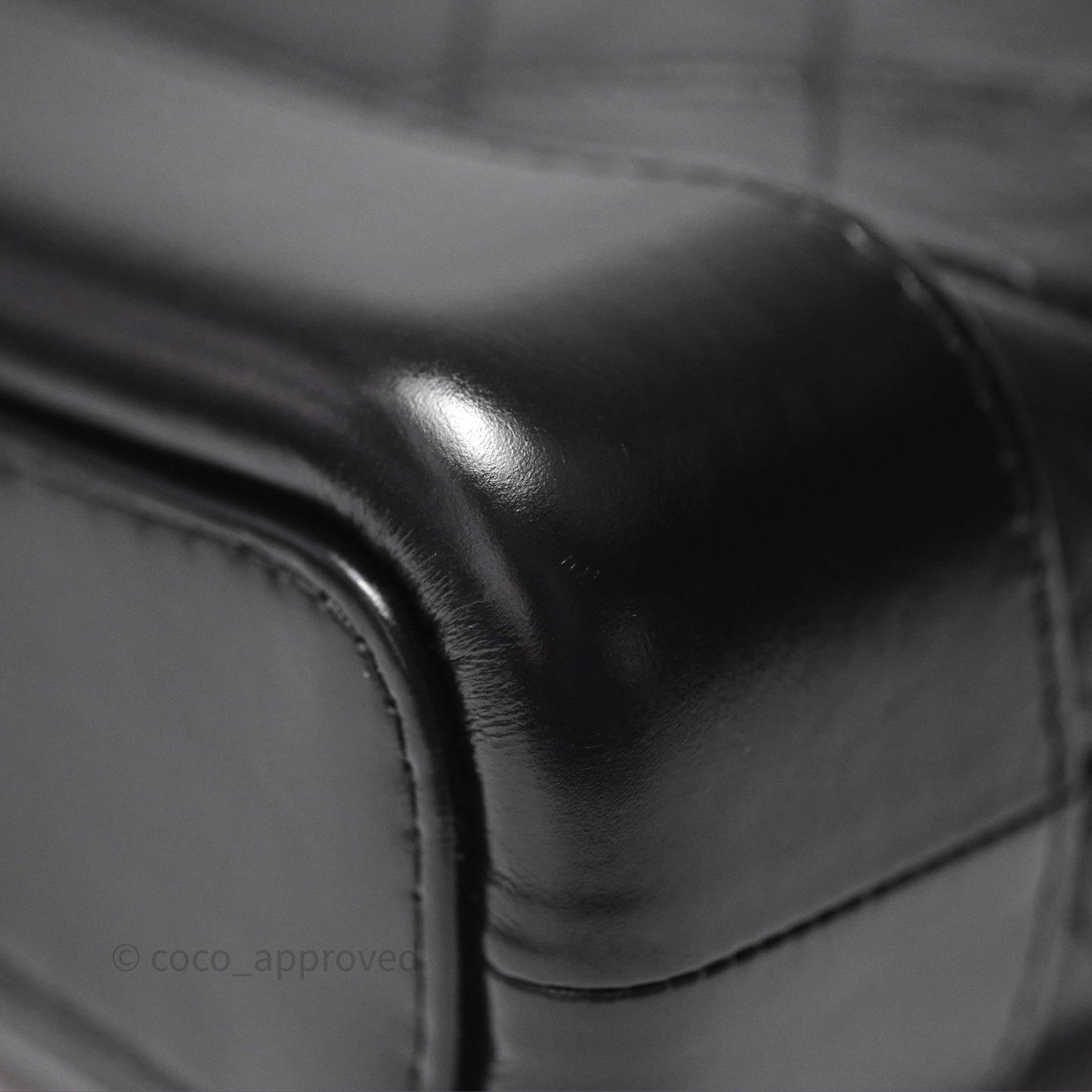 Chanel Small Gabrielle Hobo Quilted Black Aged Calfskin