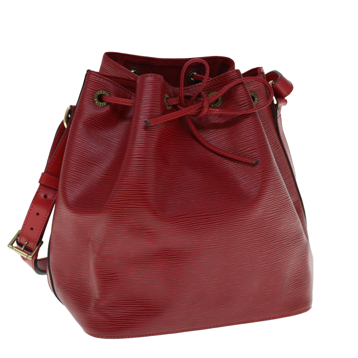 LOUIS VUITTON Epi Petit Noe Shoulder Bag Red M44107 LV 62508