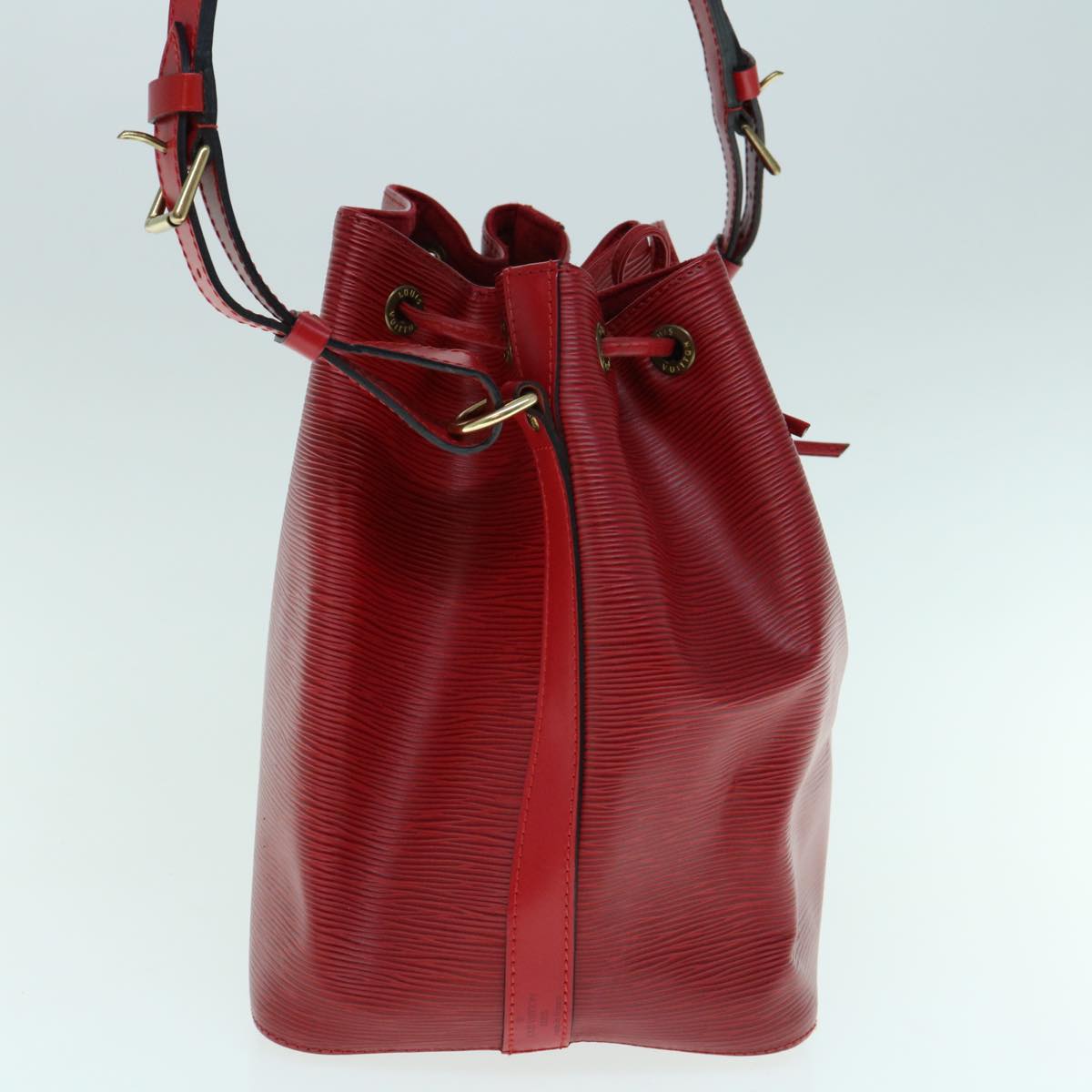 LOUIS VUITTON Epi Petit Noe Shoulder Bag Red M44107 LV 62508