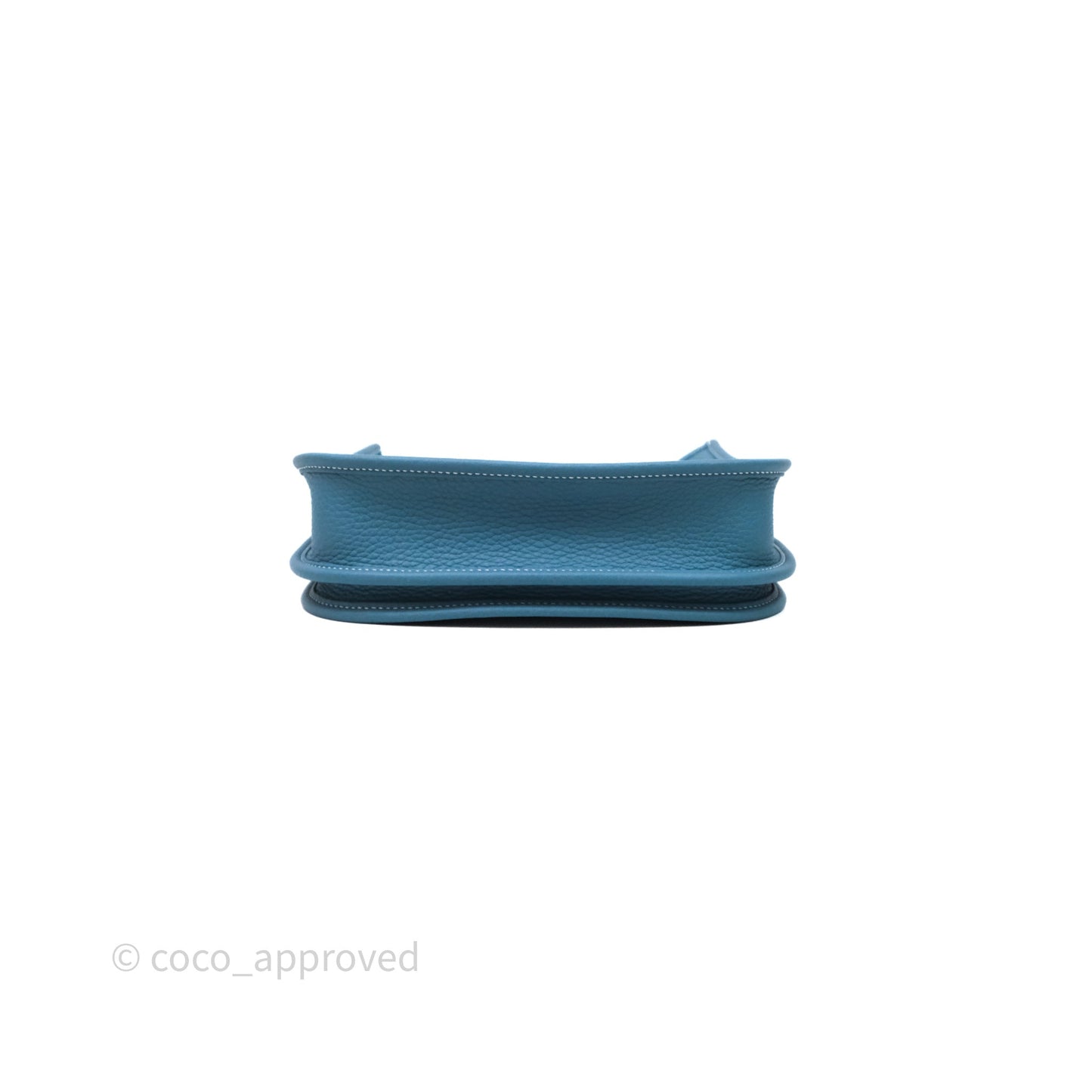 Hermès Evelyne 23 Bleu Jean 75 Clemence Palladium Hardware