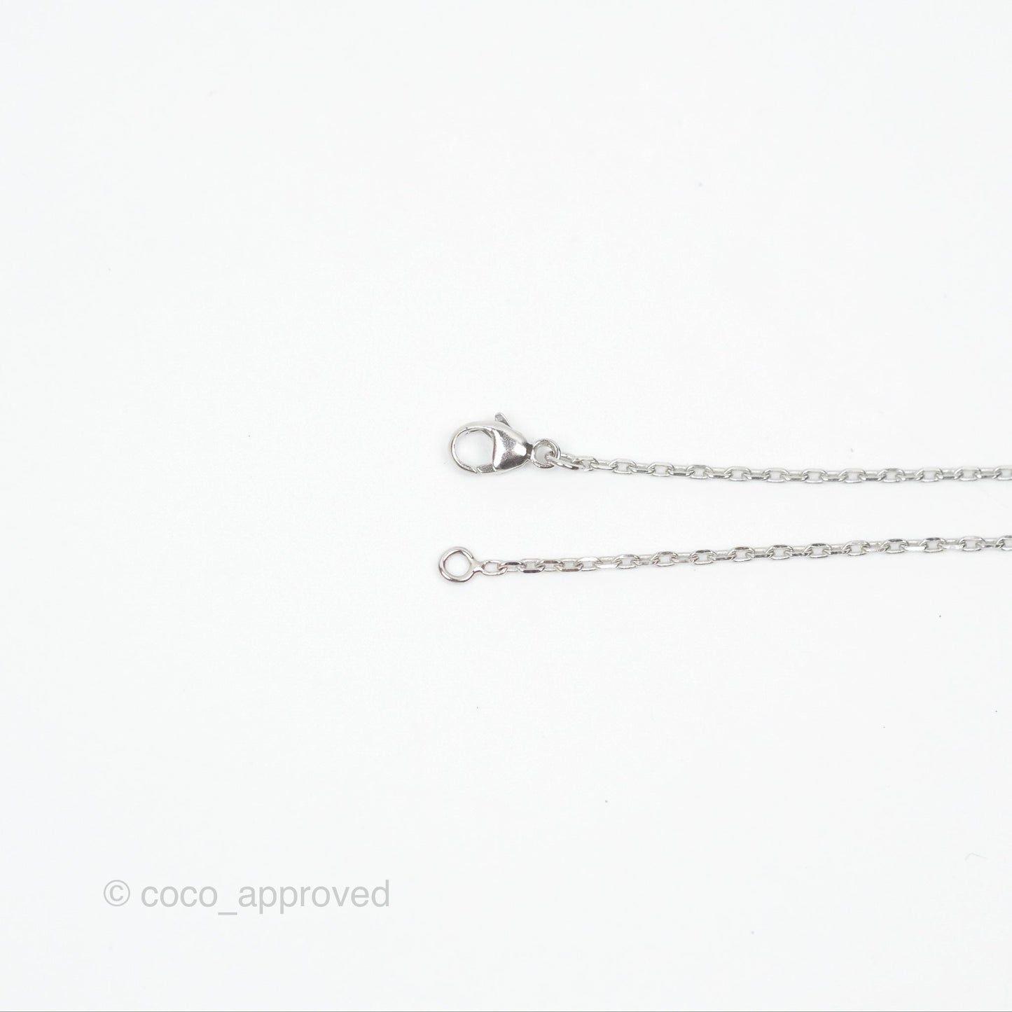 Hermès Mini Pop H Pendant Necklace Bleu Zephyr U2 Silver Hardware