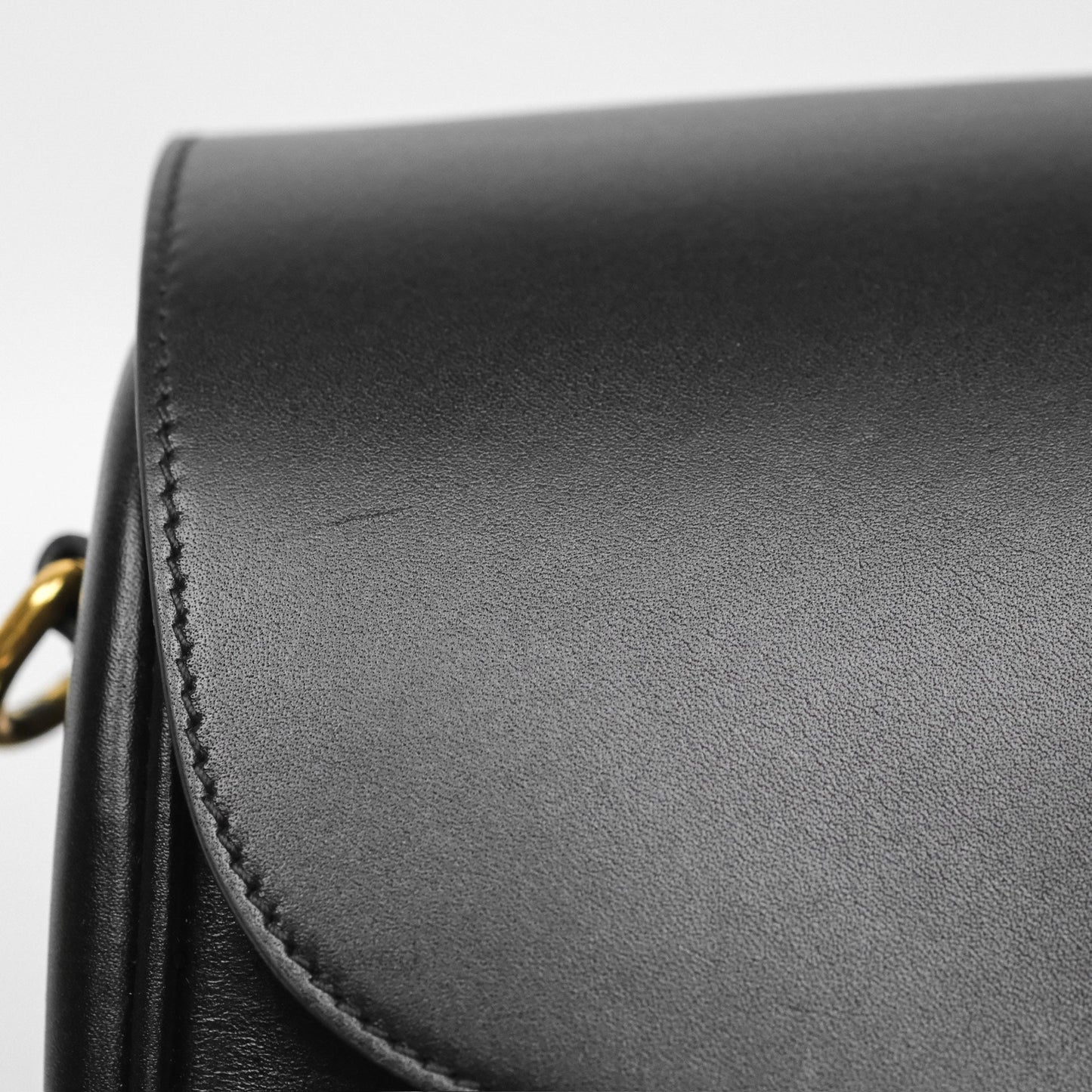 Dior Medium Bobby Flap Black Box Calfskin